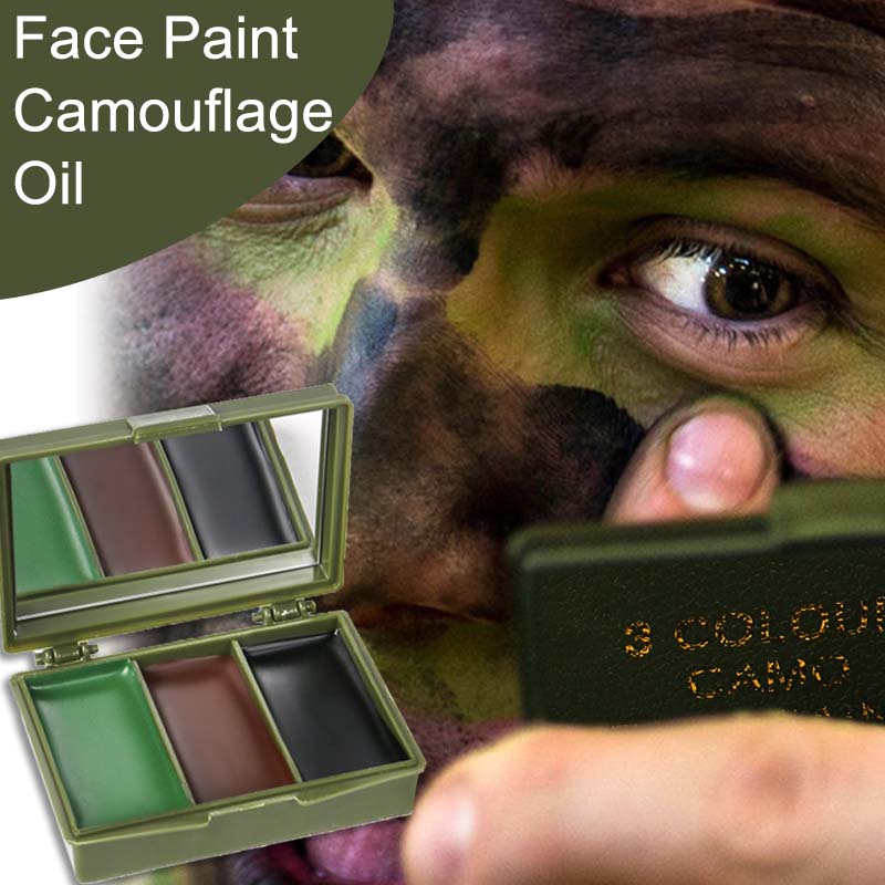 Olio per Trucco Mimetico in 3  - Camo Face Paint recensione e prezzo